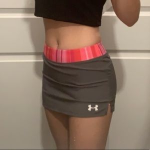 under armour girls grey sport skirt